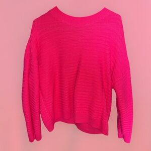 There Abouts Sweater 3xl Pink Long Sleeve Crew Neck